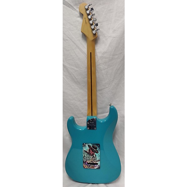 Used Fender Used Fender American Professional II Stratocaster Miami Blue Solid Body Electric Guitar