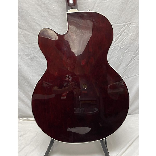 Used Gretsch Guitars Used Gretsch Guitars G5420T Electromatic Burgundy Hollow Body Electric Guitar