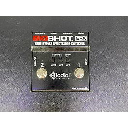 Used Radial Engineering Bigshot True Bypass FX Loop Switcher Pedal