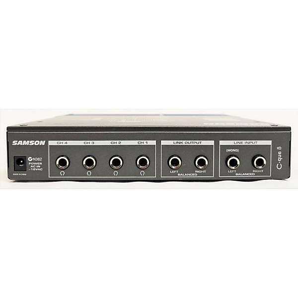 Used Samson Cque8 Headphone Amp Headphone Amp