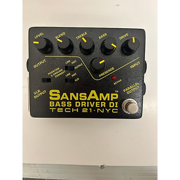 Used Tech 21 Sansamp PBDR Bass Driver DI Bass Effect Pedal