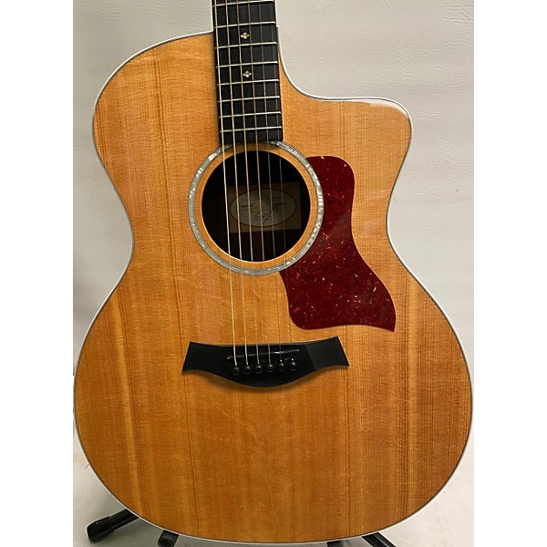 Used Taylor Used Taylor 214CE Deluxe Natural Acoustic Electric Guitar