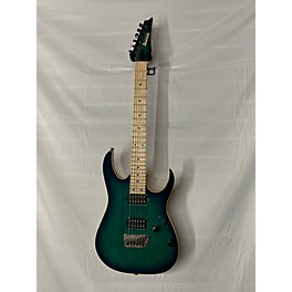 Used Ibanez Used Ibanez RG652AHMFX Prestige Hard Tail Nebula Green Burst Solid Body Electric Guitar