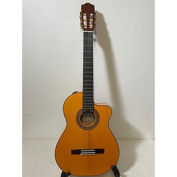 Used Cordoba 45FCE Flamenco Classical Acoustic Electric Guitar