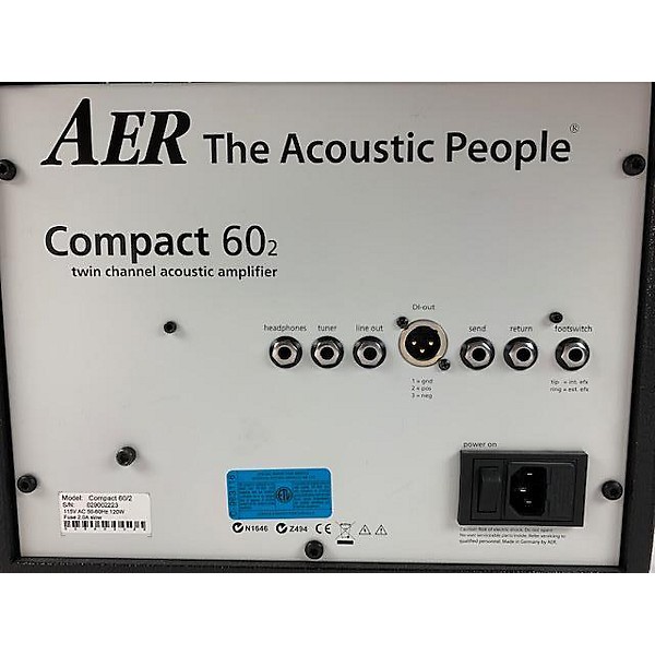 Used AER Compact 60 2 60W 1x8 Acoustic Guitar Combo Amp