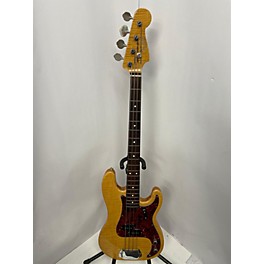 Used Fender Used Fender P BASS FOTO FLAME Natural Electric Bass Guitar