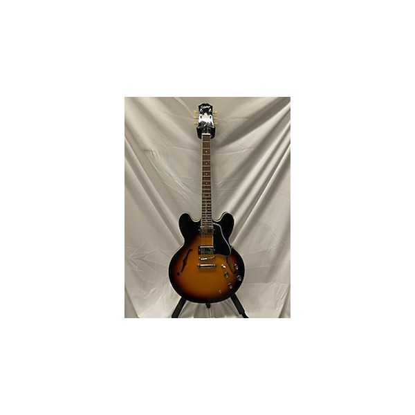 Used Epiphone Used Epiphone ES335 Tobacco Sunburst Hollow Body Electric Guitar