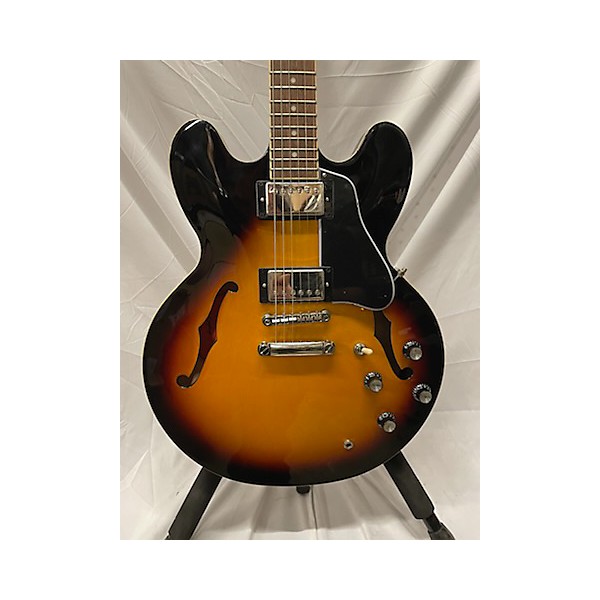 Used Epiphone Used Epiphone ES335 Tobacco Sunburst Hollow Body Electric Guitar