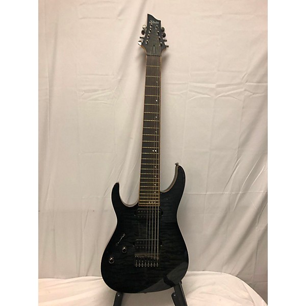 Used Schecter Guitar Research Banshee Left Handed Black Electric Guitar