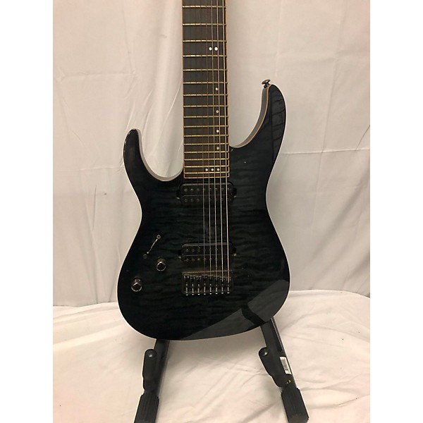 Used Schecter Guitar Research Banshee Left Handed Black Electric Guitar