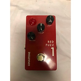 Used LUNASTONE REDFUZZ Effect Pedal