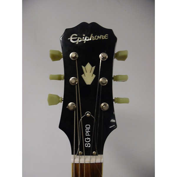 Used Epiphone Used Epiphone SG Pro Black Solid Body Electric Guitar