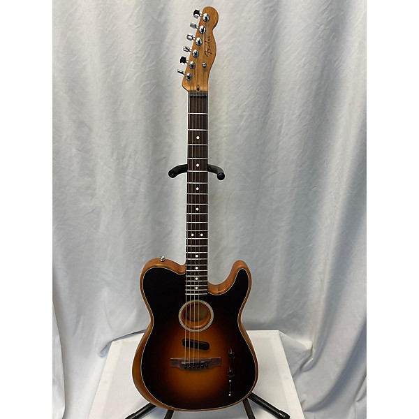 Used Fender Used Fender Acoustasonic Player Telecaster Shadow Burst Acoustic Electric Guitar