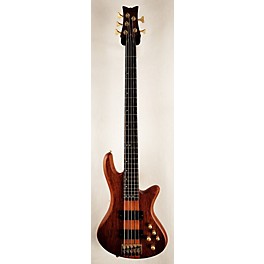 Used Schecter Guitar Research Used Schecter Guitar Research Stiletto Studio 5 String Natural Electric Bass Guitar