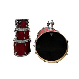 Used PDP by DW Used PDP By DW 5 piece Fs Series Satin Red Drum Kit