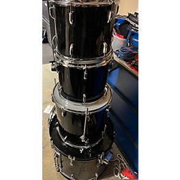 Used Groove Percussion Used Groove Percussion 5 piece 5-PIECE DRUM KIT Black Drum Kit