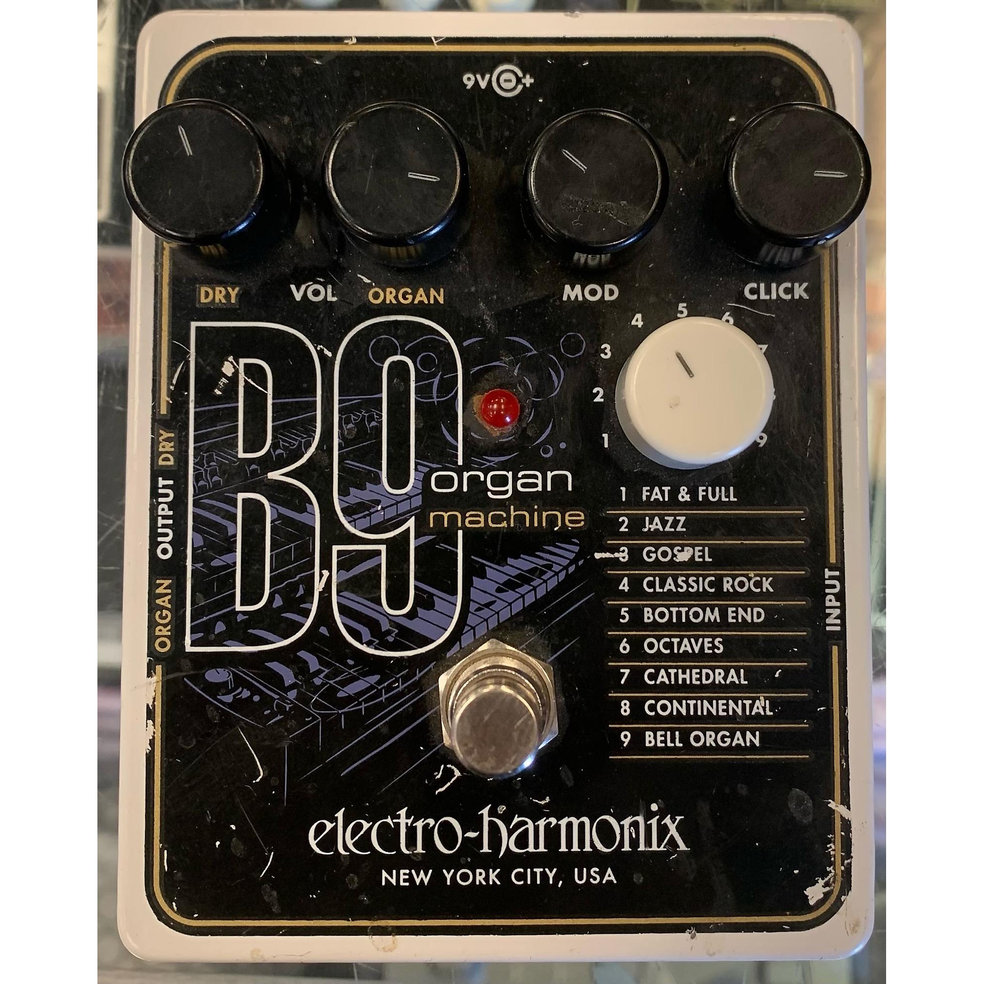 Used Electro-Harmonix B9 Organ Machine Effect Pedal | Guitar Center 