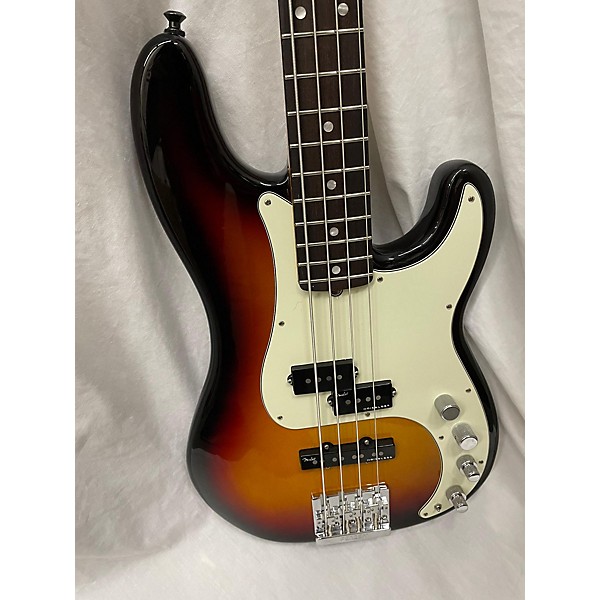 Used Fender Used Fender American Ultra Precision Bass 2 Color Sunburst Electric Bass Guitar