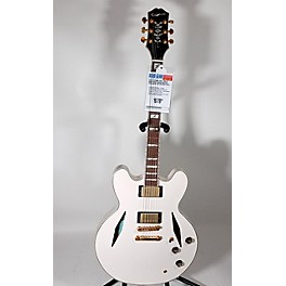 Used Epiphone Emily Wolfe White Wolfe Sheraton Aged Bone White Hollow Body Electric Guitar