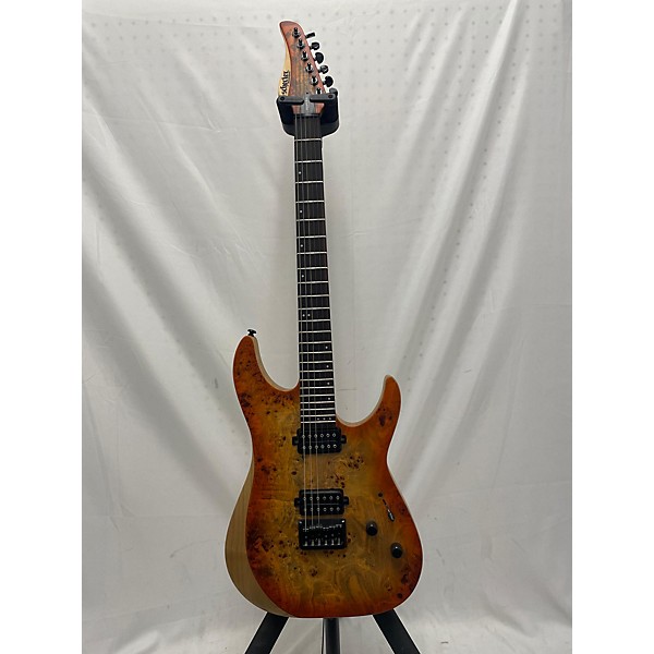 Used Schecter Guitar Research Used Schecter Guitar Research Reaper Inferno Burst Solid Body Electric Guitar