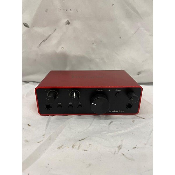 Used Focusrite Scarlett Solo Audio Interface