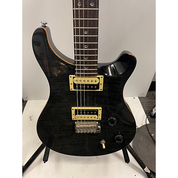 Used PRS Used PRS SE Custom 22 Trans Black Solid Body Electric Guitar