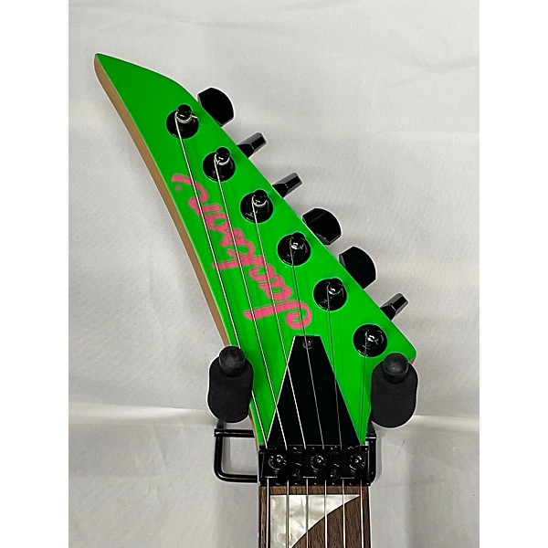 Used Jackson Used Jackson Dk2xr Neon Green Solid Body Electric Guitar