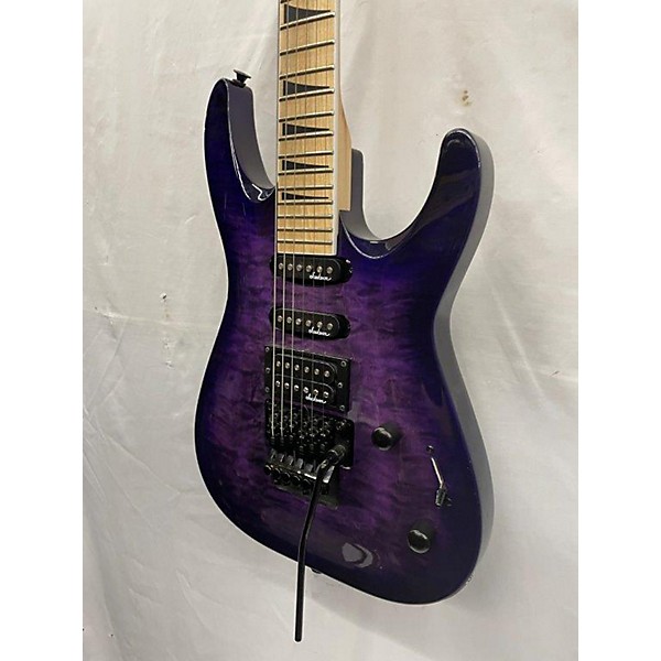 Used Jackson Used Jackson JS34Q Dinky Purple Solid Body Electric Guitar