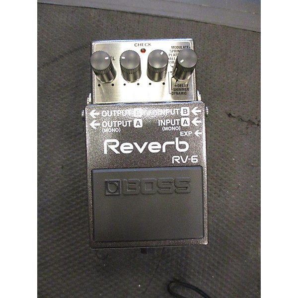 Used BOSS RV6 Digital Reverb Effect Pedal