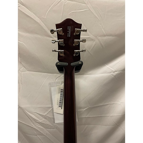 Used Gretsch Guitars Used Gretsch Guitars G5655T-CB-JR Burgundy Sparkle Hollow Body Electric Guitar