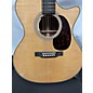 Used Martin Used Martin Custom Shop Grand Performance Bearclaw/quilted Bubinga Natural Acoustic Electric Guitar