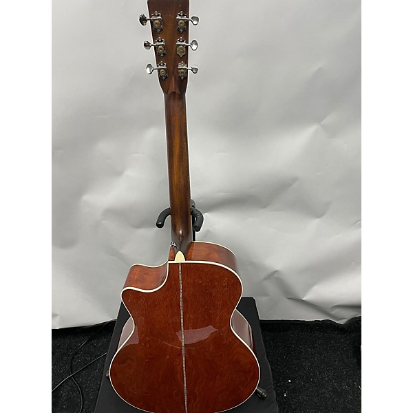 Used Martin Used Martin Custom Shop Grand Performance Bearclaw/quilted Bubinga Natural Acoustic Electric Guitar