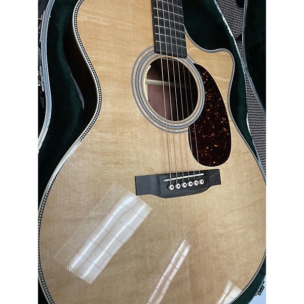 Used Martin Used Martin Custom Shop Grand Performance Bearclaw/quilted Bubinga Natural Acoustic Electric Guitar