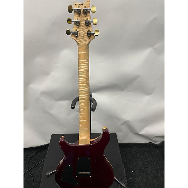 Used PRS Used 2020 PRS 35th Anniversary Artist Package Custom 24 Black Cherry AAAAA TOP Solid Body Electric Guitar