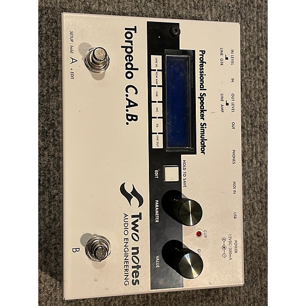 Used Two Notes AUDIO ENGINEERING Torpedo C.A.B Professional Speaker Simulator Pedal