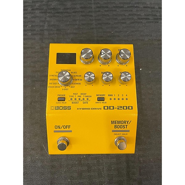 Used BOSS HYBRID DRIVE OD 200 Effect Pedal