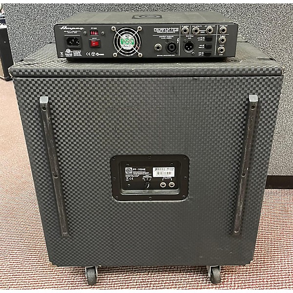 Used Ampeg Pf500 W Pf115he Head And Cabinet