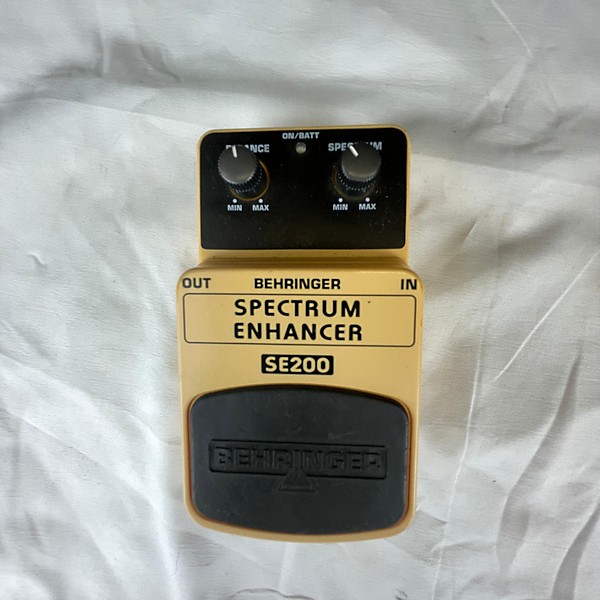 Used Behringer SE200 Spectrum Enhancer Bass Effect Pedal