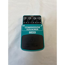 Used Behringer CS400 Compressor Sustainer Effect Pedal