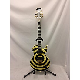 Used Wylde Audio Odin Black And Yellow Solid Body Electric Guitar