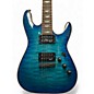 Used Schecter Guitar Research Omen Extreme 6 Trans Blue Solid Body Electric Guitar