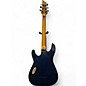 Used Schecter Guitar Research Omen Extreme 6 Trans Blue Solid Body Electric Guitar