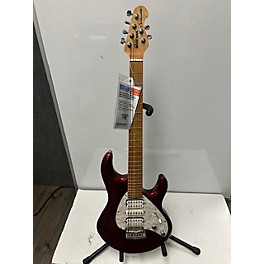 Used Ernie Ball Music Man Used 2008 Ernie Ball Music Man Silhouette HSH Tremolo Scarlet Red Solid Body Electric Guitar