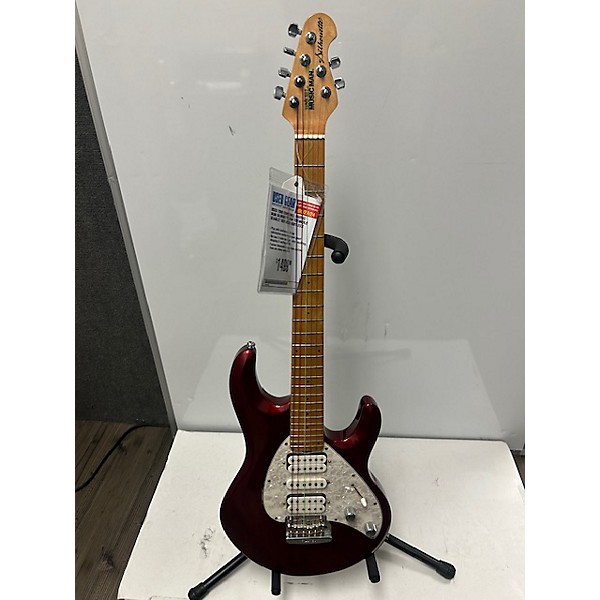 Used Ernie Ball Music Man Used 2008 Ernie Ball Music Man Silhouette HSH Tremolo Scarlet Red Solid Body Electric Guitar