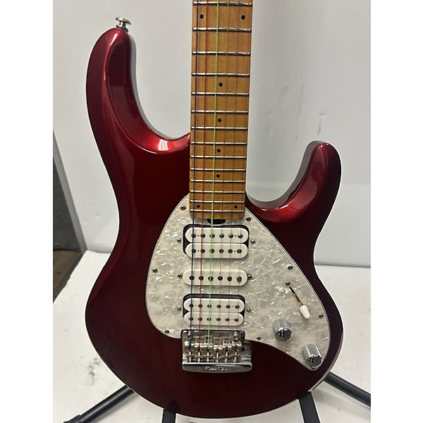 Used Ernie Ball Music Man Used 2008 Ernie Ball Music Man Silhouette HSH Tremolo Scarlet Red Solid Body Electric Guitar