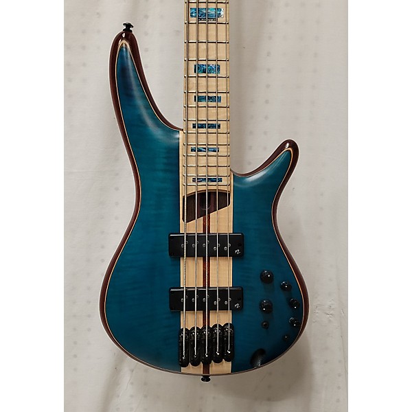 Used Ibanez Used Ibanez SR1425B Blue Electric Bass Guitar