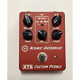 Used Xts Custom Pedals Used XTS Custom Pedals Atomic Overdrive Effect Pedal