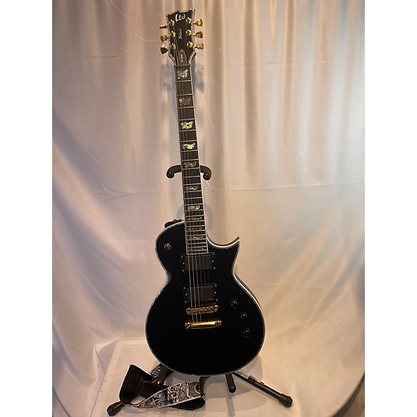 Used ESP Used ESP LTD EC1000 Deluxe GLASS BLACK Solid Body Electric Guitar