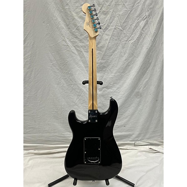 Used Squier Used Squier Sonic Stratocaster HSS Maple Fingerboard Black Solid Body Electric Guitar