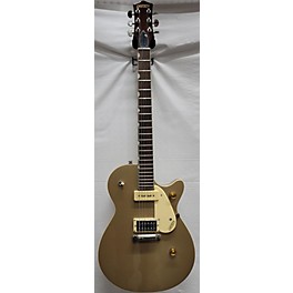 Used Gretsch Guitars Used Gretsch Guitars G2215-P90 Streamliner Junior Sahara Metallic Solid Body Electric Guitar